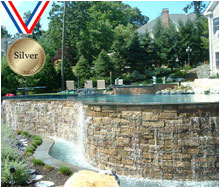 2008 Long Island Pool & Spa Association Design Awards Pools w/ Vanishing Edge Silver Award Winner